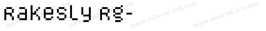 Rakesly Rg字体转换